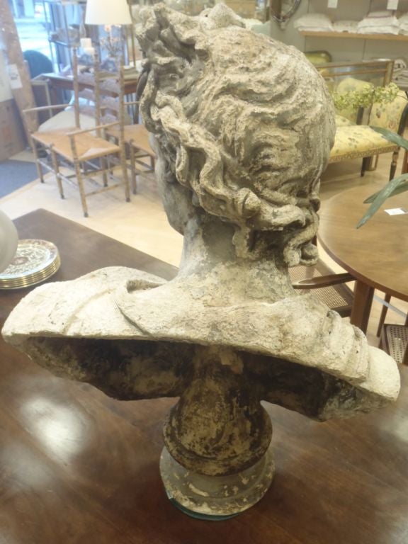 American Faux Bust Of Apollo Belvedere For Sale