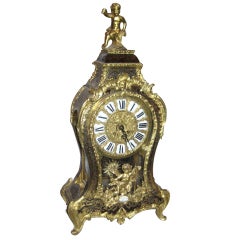 19th c. Louis XV style mantle clock by Francois Lesage, Paris 1850-1870