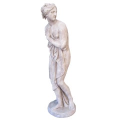 20th Century Cast Stone Sculpture of Venus Italica after Antonio Canova