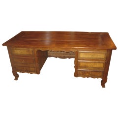18th c. Provincial French Carved Fruitwood Desk (K165)