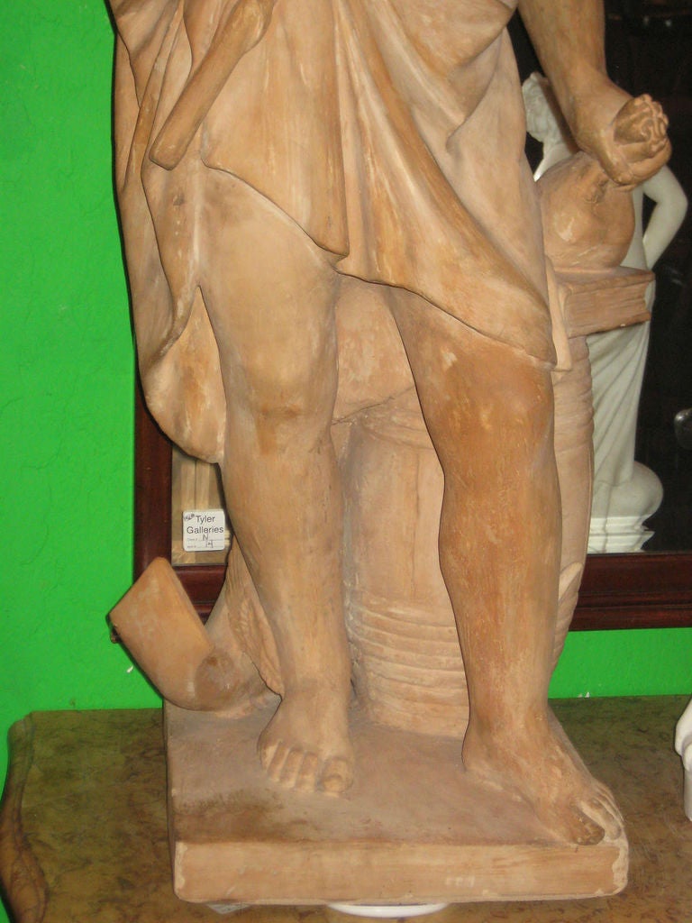 Greco Roman Terracotta figure of young Hermes / Mercury