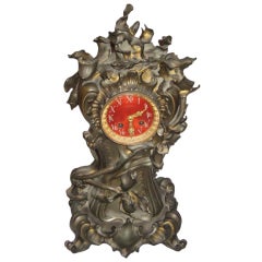 Antique Tiffany & Co. Art Nouveau [1890-1914] Bronze Mantle Clock - REDUCED