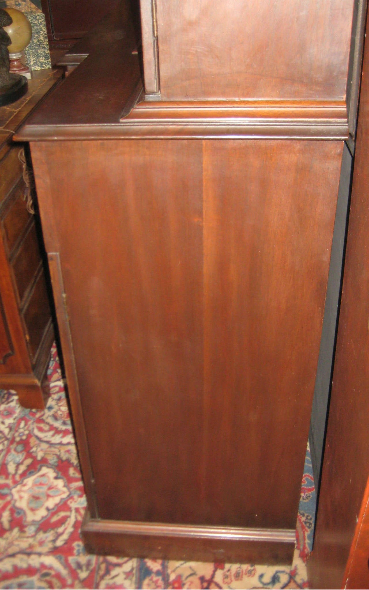 Chippendale Mahogany Breakfront Secretary 4