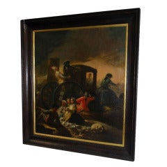 Francisco De Goya "The Crockery Vendor" Oil on Canvas