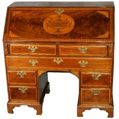 George III Mahogany Slant Front Desk, circa 1780