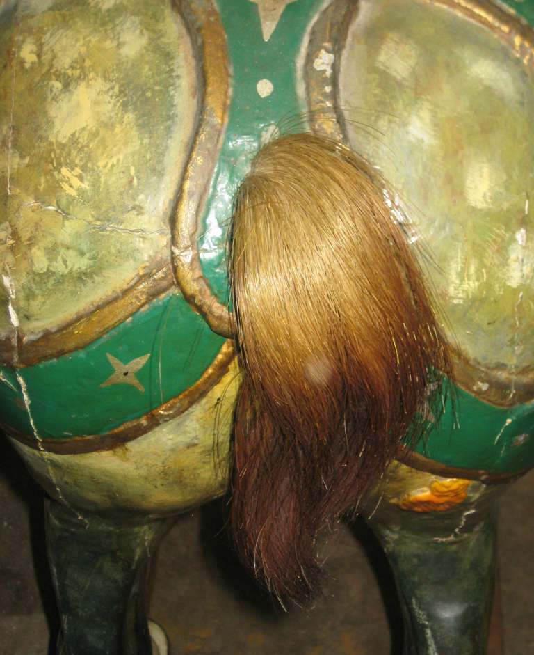 Wood Antique Carousel Horse