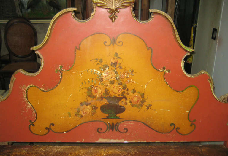 Other Italian Carved and Painted Wood Bench