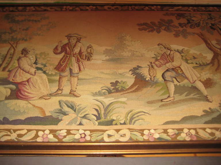 20th Century French Aubusson Tapestry Panel For Sale