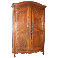 18th C Country French Two-door Armoire