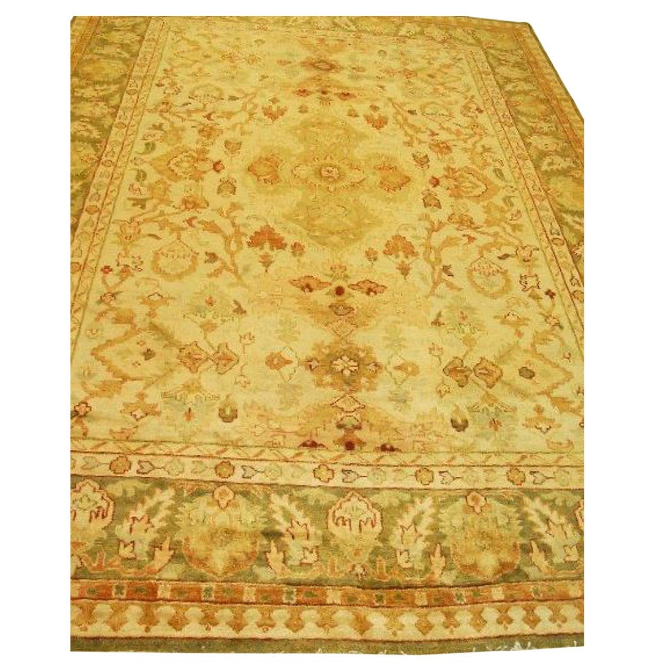 Oushak Room Size Carpet