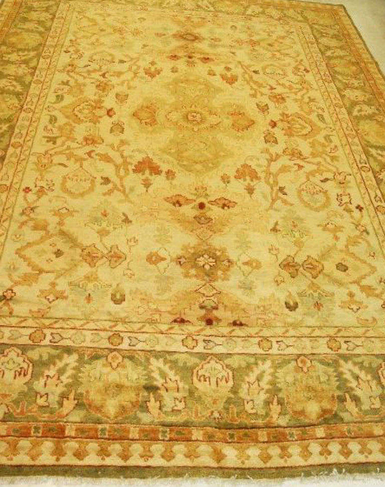 Oushak room size carpet.

14' x 10'