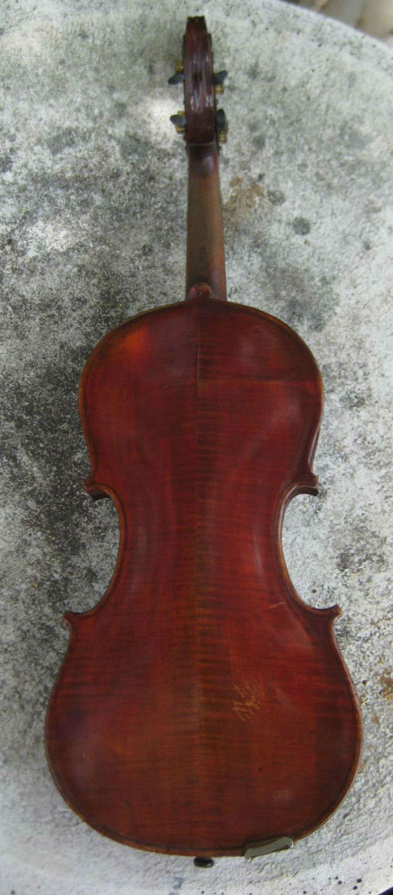 Baroque Antique Figured Maple Violin Unlabeled