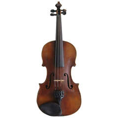 Antique Figured Maple Violin labeled Joseph Guarnerius