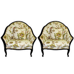 Large Pair of French Art Deco Marquise