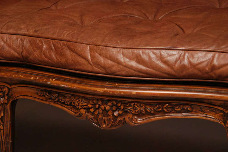 19th c. Provincial French Double Cane Back Settee In Good Condition In Miami, FL