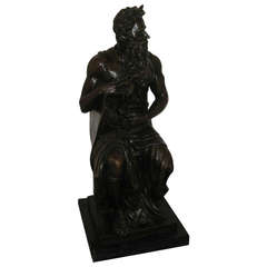 Bronze Sculpture of Moses after Michaelangelo