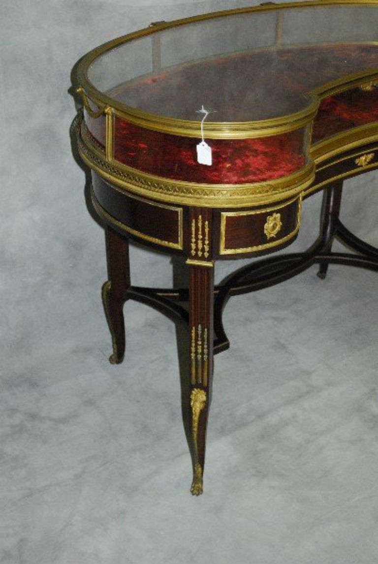 19th Century Linke Quality Louis XV Vitrine or Desk
