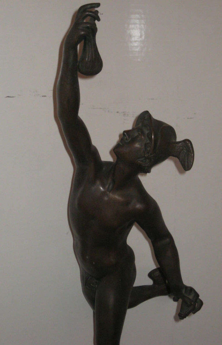 Classical Roman After Giambologna, Italian 1529-1608, Mercury, 19th c.(K253)
