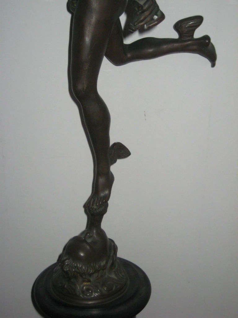 After Giambologna, Italian 1529-1608, Mercury, 19th c.(K253) In Good Condition In Miami, FL