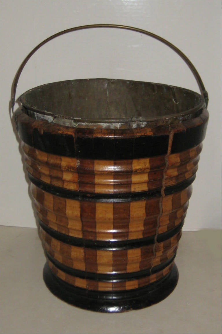 Other Two 19th c. Dutch Wood Peat Buckets