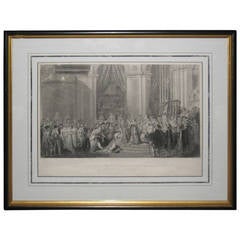 Emperor Napoleon I and Coronation of the Empress Josephine by Frilley