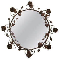Continental Wrought Iron Mirror