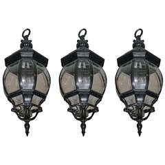 Three Renaissance Style Hanging Lanterns