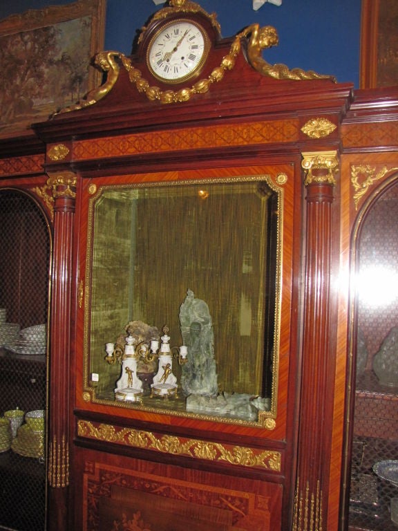 19th Century Palace Size Bookcase Vitrine by Forest A' Paris For Sale 2