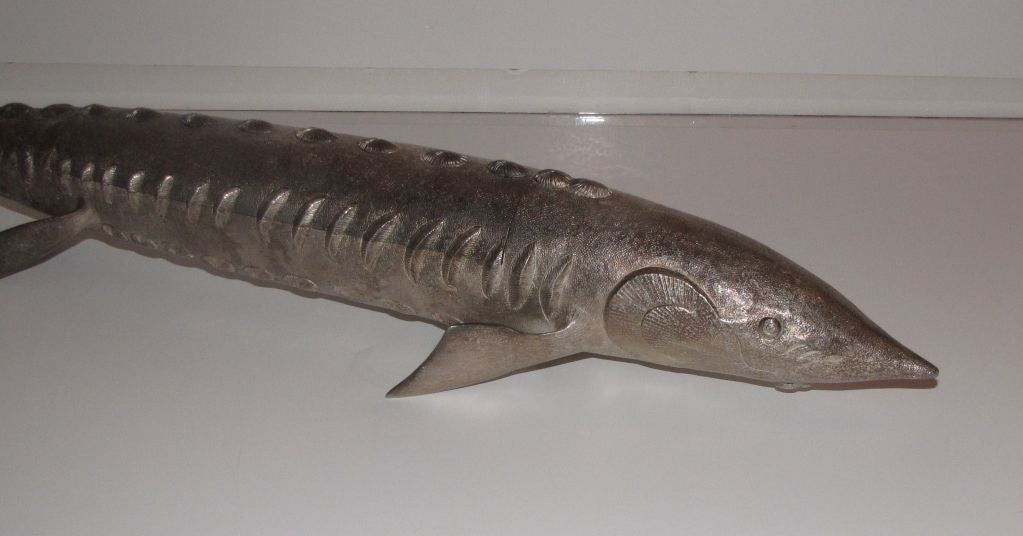 Asprey Sterling Caviar Fish
