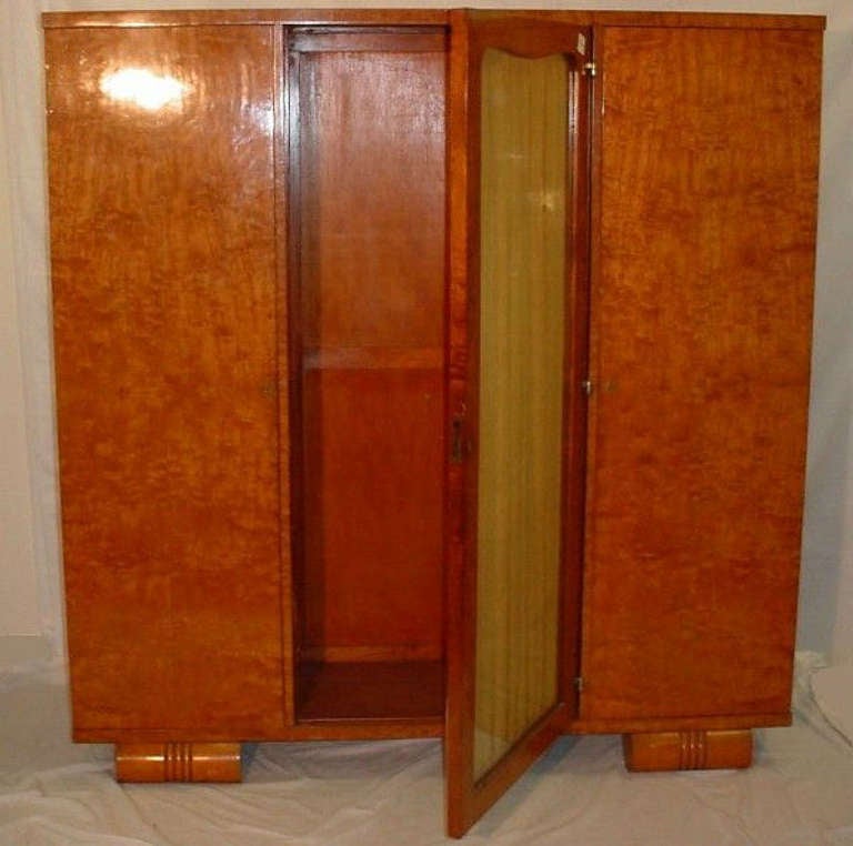 Art Deco Three-Door Cabinet