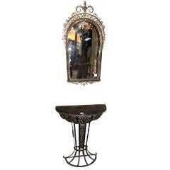 Art Deco Bronze
Iron Mirror
Marble-top Console Art Deco Bronze
Iron Mirror
Marble-top Console