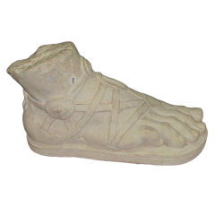 Cultured Marble Roman Sandal After the Antique - REDUCED