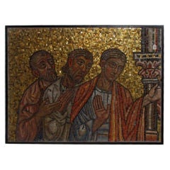 Large Roman macro mosaic plaque