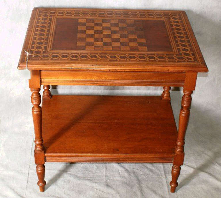 Other Italian Inlaid Game Table