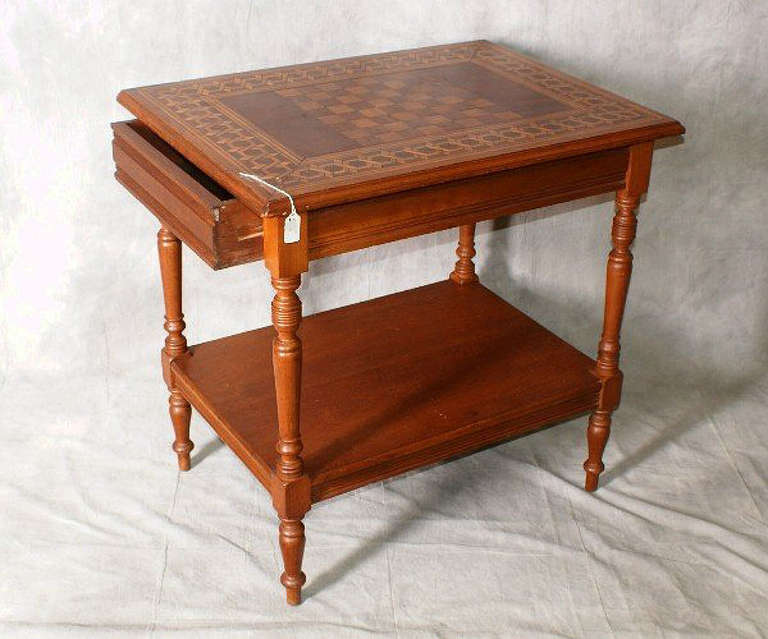 Italian Inlaid Game Table