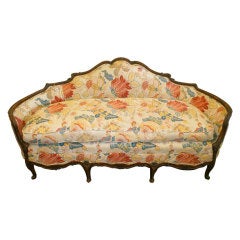 Louis XV style Carved Walnut Sofa - REDUCED Louis XV style Carved Walnut Sofa - REDUCED