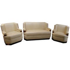 1930's French 3-Piece Seating Group