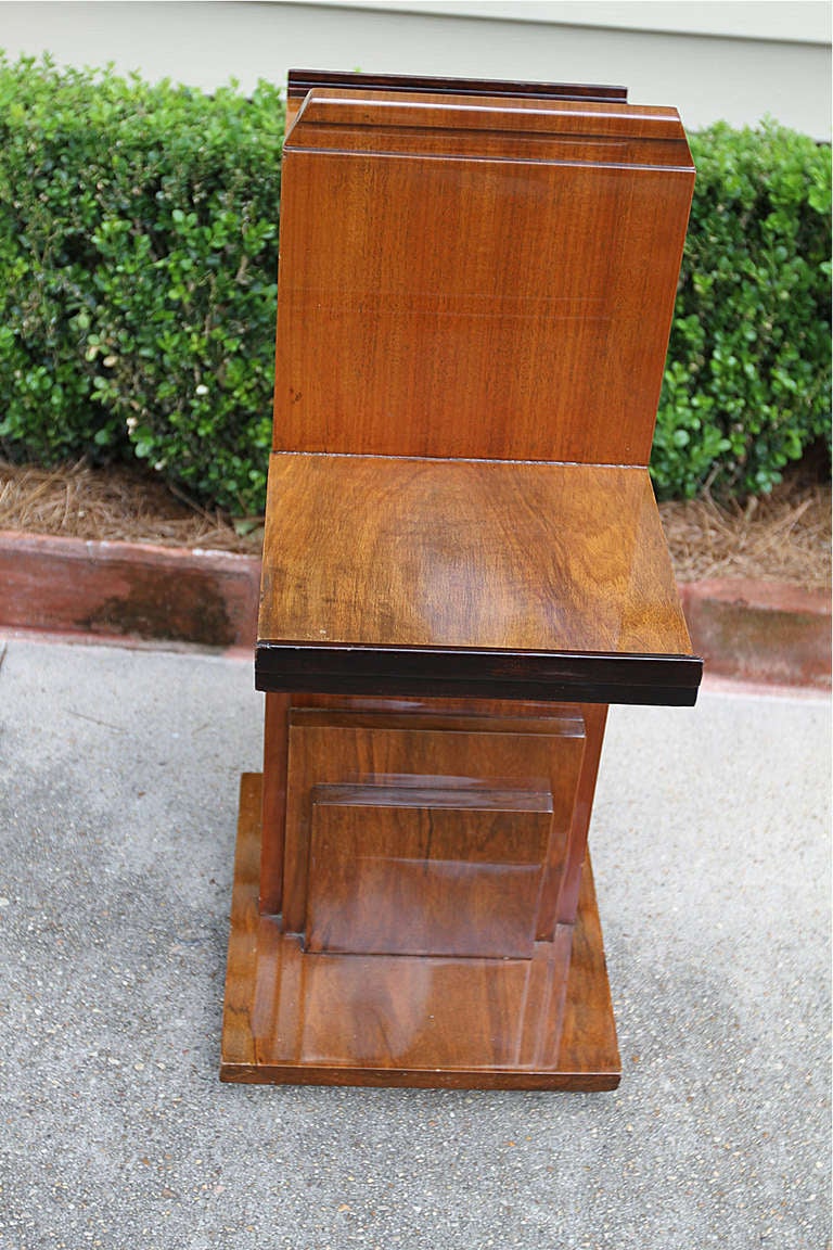 1920's Louis Majorelle Side Table In Excellent Condition In New Orleans, LA