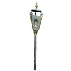 Antique Sconce Made from 18th Century Italian Procession Carrier