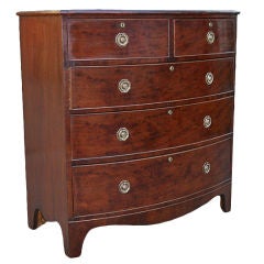 19th C. English Mahogany Chest of Drawers