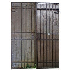 19th C. Italian Iron Double Entrance Gate