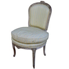 18th C. French LXV Painted Side Chair