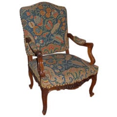 Antique 19th C. French Regence Style Armchair