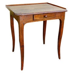 18th C. Walnut Rococo Side Table