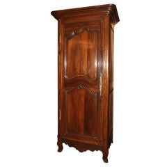 Early 19th C. French Walnut Bonnetière from Brittany