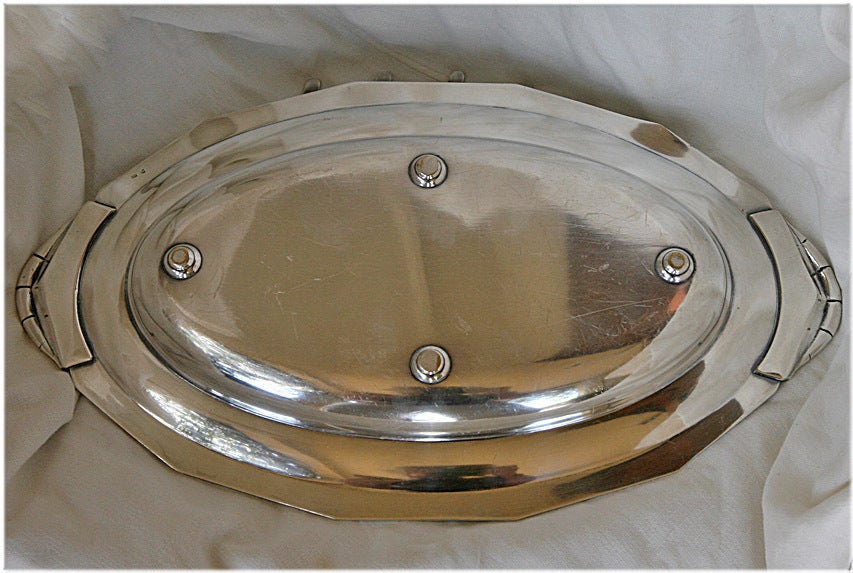 French Art Deco Asparagus Platter In Excellent Condition For Sale In New Orleans, LA