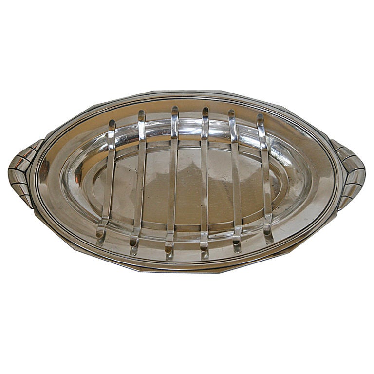 French Art Deco Asparagus Platter For Sale