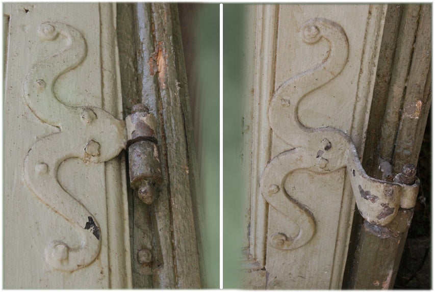 Wood 18th C. Italian Door with Frame