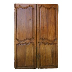 Pair of 19th C. French Cherry Doors