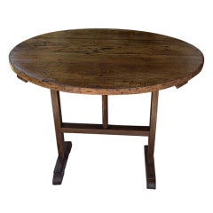 Antique 19th C. French Wine Table